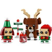 Lego Brick Headz Navidad De Reno, Elfo Y Elfito segunda mano   México 