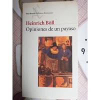 Opiniones De Un Payaso - Heinrich Böll, usado segunda mano   México 