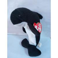 Usado, Ty Beanie Babies Ballena Orca Waves Toy Killer Whale 1996 segunda mano   México 