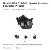 Subwoofer Honda Odyssey 2018-2022 Original 39120-thr-a01 segunda mano   México 