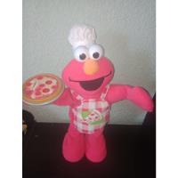 Peluche Musical Elmo Pizza Sesame Street Mattel Usado  segunda mano   México 