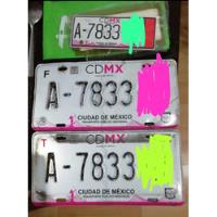 Placas Taxi Serie A Cdmx Rento O Vendo/todo En Orden Serio  segunda mano   México 
