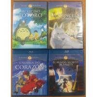 Lote 4 Peliculas De Studio Ghibli - Dvd Y Bluray segunda mano   México 