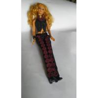 Usado, Barbie Shakira Mattel Color Traje Negro segunda mano   México 