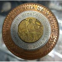 Moneda Trimetal Bicentenario segunda mano   México 