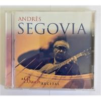 Andres Segovia Cd Guitarra Clasica A Bach Recital segunda mano   México 