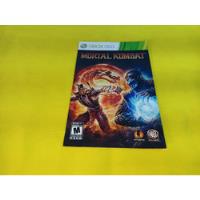 Manual Original Mortal Kombat Xbox 360 segunda mano   México 