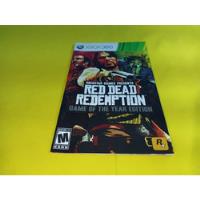 Manual Red Dead Redemption Game Of The Year Edition Xbox 360 segunda mano   México 