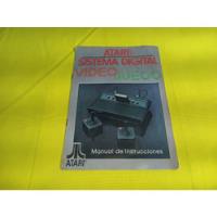 Manual Original Atari Sistema Digital Vedeojuegos  segunda mano   México 