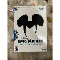Solo Caja Epic Mickey Collectors Edition Nintendo Wii Bonus, usado segunda mano   México 
