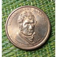 Moneda 1 Dólar William Henry Harrison Sin Circular Brillo.  segunda mano   México 