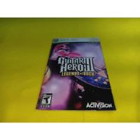 Manual Original Guitar Hero 3 Legends Of Rock  Xbox 360 segunda mano   México 