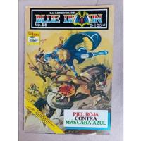 Comic Blue Demon #58noviembre 1988 Piel Roja & Mascara Azul , usado segunda mano   México 