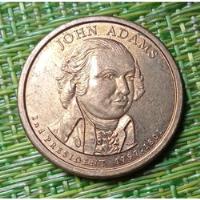 Moneda 1 Dólar John Adams 2007 Sin Circular C/brillo  segunda mano   México 
