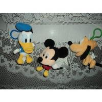 Disney Peluches  Donald, Mickey  Pluto, Llaveros Originales  segunda mano   México 