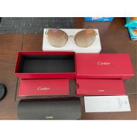 Lentes Cartier Panther Ct0236s Gold Grey Originales En Caja segunda mano   México 