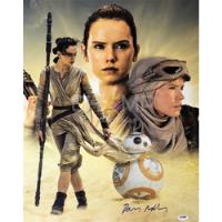 Poster Autografiado Daisy Ridley Rey Skywalker Star Wars segunda mano   México 