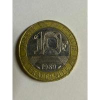 Moneda De Francia De 10 Francos De 1989 Envio Gratis segunda mano   México 