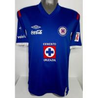 Usado, Cruz Azul Umbro Local 2011 Chaco Gimenez L Soccerboo Je259 segunda mano   México 