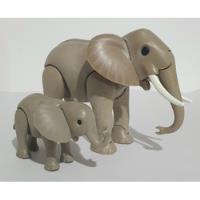 Playmobil 3493 Elefantes, Adulto Y Cria, Zoológico, Safari segunda mano   México 