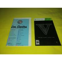 Grand Theft Auto 5 Con Mapa Xbox 360 Original Manual Y Mapa segunda mano   México 