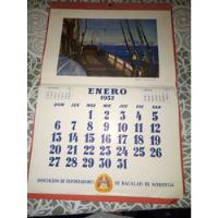 Calendario 1952 Exportadores De Bacalao Noruega. Grande  segunda mano   México 