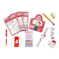 Hello Kitty Set Escolar Reloj Clip Stickers Bolígrafo Notas segunda mano   México 