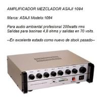 Amplificador Mezclador Marca: Asaji Modelo: 1094 segunda mano   México 