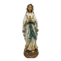 Escultura De Arcilla Virgen De Lourdes Santini Italy segunda mano   México 