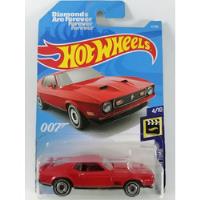 Hot Wheels 71 Mustang Mach 1 Diamonds 007 Vintage Rojo 2/250, usado segunda mano   México 