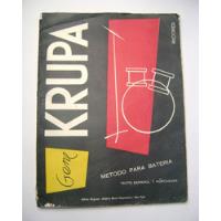 Libro Método Para Batería De Gene Krupa, Batería Jazz - 1966 segunda mano   México 
