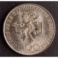 25 Pesos 1968  Olimpica Tipo I, usado segunda mano   México 