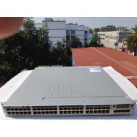 Switch Cisco Ws-c3850-48pw-sz Poe Gigabit Con C3850-nm-2-10g segunda mano   México 