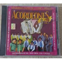 Usado, Acordeones De Oro - Vol 5 (cd Original) segunda mano   México 