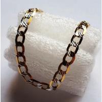 Brazalete De Oro 14k Tipo Cadena Cartier Diamantada segunda mano   México 
