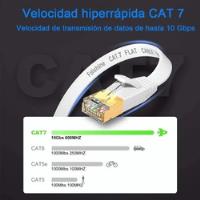 Cable Blanco Plano Ethernet Cat 7 Rj45 Lan Bobina 20 Metros segunda mano   México 