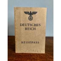 Antiguo Pasaporte Imperio Alemán Nazi Segunda Guerra Mundial, usado segunda mano   México 
