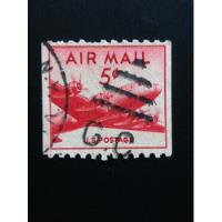 Timbre Postal 5¢ E U A Estampilla Sky-master 1948 segunda mano   México 