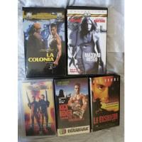 Jean Claude Van Damme. Lote De 5 Películas En Formato Vhs. , usado segunda mano   México 