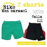Shorts Niño Mon Caramel Verde Y Nike Negro. La Segunda Bazar segunda mano   México 