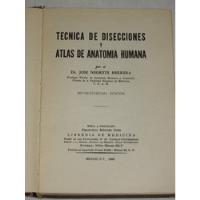 Negrete - Manual Tecnica De Disecciones Y Anatomia Humana, usado segunda mano   México 