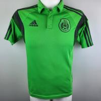 Playera Camiseta Tipo Polo adidas México 2014. Original , usado segunda mano   México 