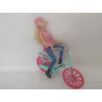 Muñeca Barbie En Bicicleta Con Detalles  Mattel segunda mano   México 