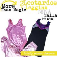 2 Leotardos + Legging Rosa Deportivo Niña. La Segunda Bazar, usado segunda mano   México 