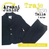 Traje Formal Niño Armani Junior Azul Marino La Segunda Bazar, usado segunda mano   México 