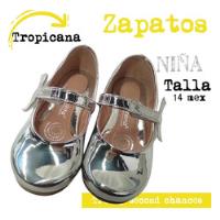 Zapato Ballerina Trabita Plata Espejo Niña. La Segunda Bazar, usado segunda mano   México 