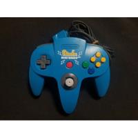 Control Original N64 Nintendo 64 Azul Con Amarillo Japonés segunda mano   México 