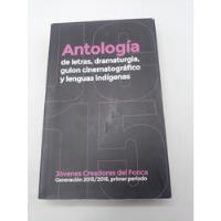 Antología De Letras, Dramaturgia, Guión Cinematográfico , usado segunda mano  Querétaro