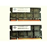 Kit Memoria Ram 2gb 1x1gb Ddr2 Pc2-5300s Nt1gt64u8hb0bn-3c, usado segunda mano   México 