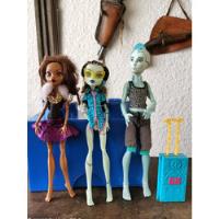 Monster High Clawdeen, Frankie, Gil Lote Mattel  segunda mano   México 